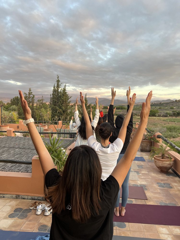 Morocco Participants in the meditation and yoga retreat in Morocco